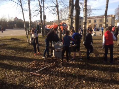 23 апреля 2019г. Субботник на Соборной горке