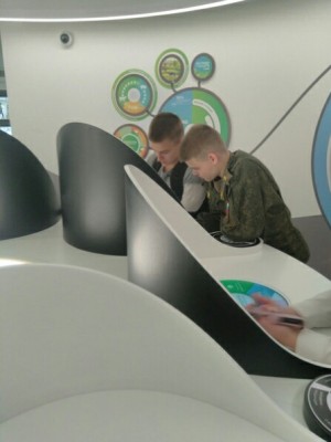 18 октября 2018 г. Наши ребята в "Зелёной планете"