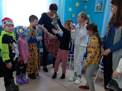 19 января 2022г. Играют ребятки на зимние святки!