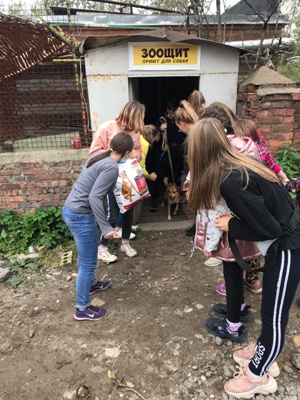 11 сентября 2021г. К четвероногим друзьям в "Зоощит"