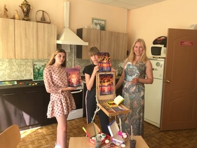 15 июня 2021г. Мастер-класс "Рисуем пейзаж"