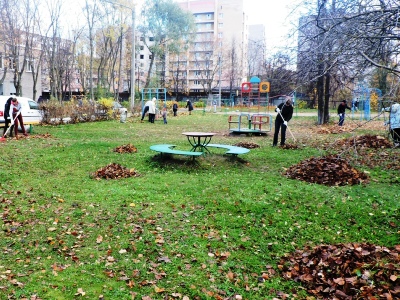 19 октября 2018г. Субботник! И погодка не подвела :-)